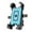 Blue, variant on Plastic One-Key Lock Phone Mount Bike Motorcycle Navigation Bracket for 6.3-8.93in Screen