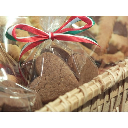 - Canvas Print Romantic Love Cookies Italian Biscuit Valentine Stretched Canvas 10 x 14