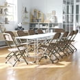 thumbnail image 2 of Kids Brown Plastic Folding Chair, 2 of 9