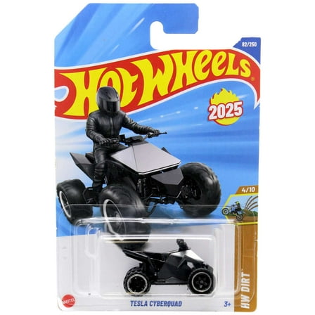 Hot Wheels HW Dirt Tesla Cyberquad Diecast Car