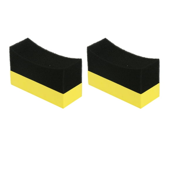 unbranded  2 Pcs Cleaning Sponge for Car Wash Block Detail Pad Scrub Black