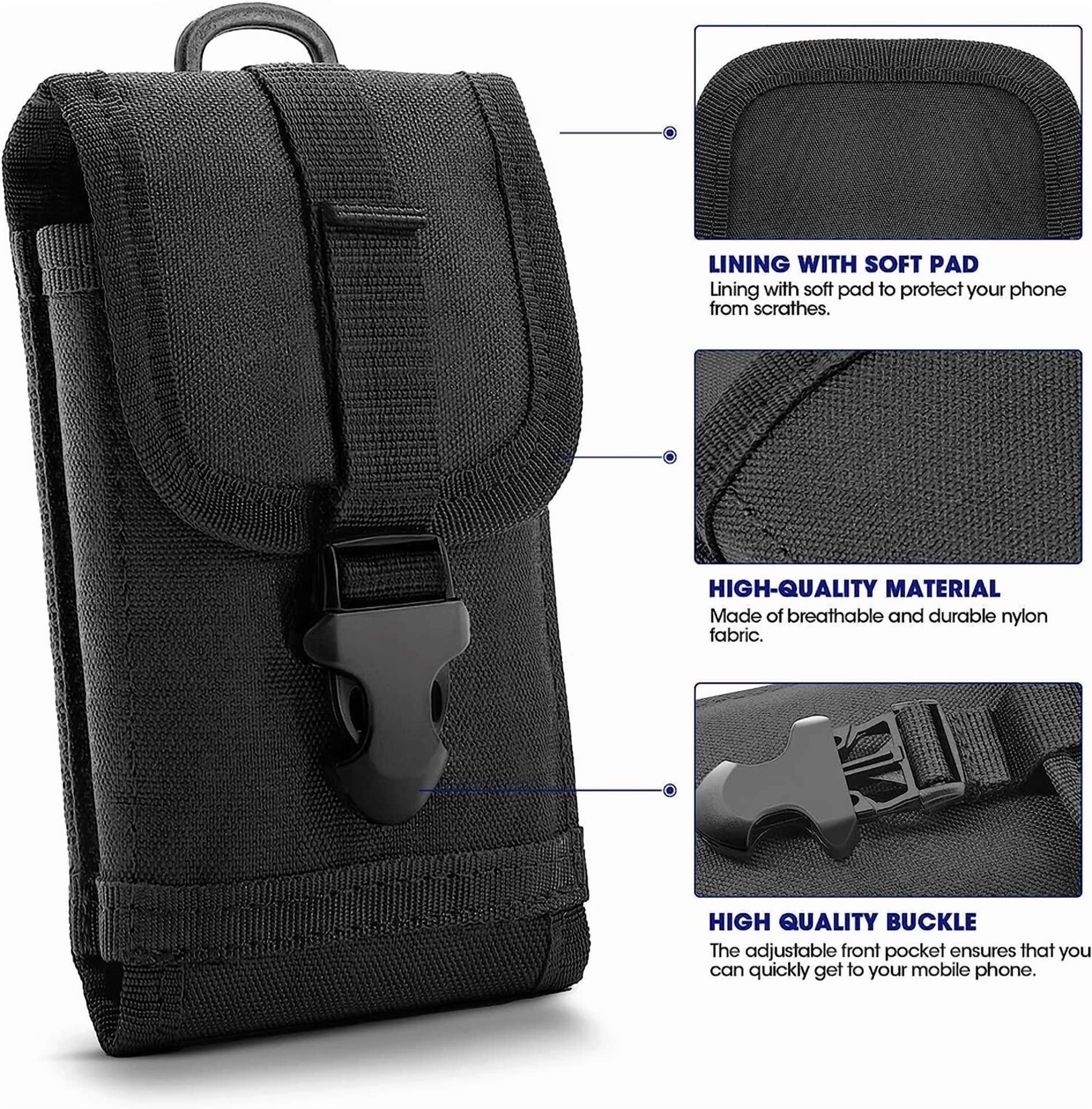 BRAWN- Outdoor Military Molle Pouch Belt Waist Bag Cell Phone Holder Mobile Phone Case