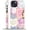 A Pink Blue Jesus Collage, variant on Designed for iPhone 13 14, Hybrid 2-Layer Case, Military-Grade Protection Durable Shockproof Anti-Scratch Phone Case, Floral Lace Patchwork