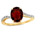 thumbnail image 2 of Star K� Big Stone Oval 10x8 Genuine Garnet Bypass solitaire engagement promise ring, 2 of 9
