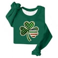 thumbnail image 4 of Dgankt Long Sleeve Shirts for Women St. Patricks Day Printed Round Neck Relaxed Fit Womens Tops,Sizes S-2XL, 4 of 4