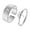 Silver, variant on 2pcs Bass Clef Couple Set Promise Ring Engagement Wedding Party Matching Adjustable Lover Ring