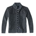 thumbnail image 2 of Gioberti Boy's Knitted Full Zip Cardigan Sweater with Soft Brushed Flannel Lining, 2 of 7