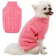 thumbnail image 1 of Suéter para perro Ropa de invierno para cachorros, suéter de punto suave y cálido con cuello alto para gatos, jersey, ropa navideña para mascotas para perros pequeños y medianos, verde pavo real M, 1 of 4