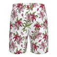 thumbnail image 6 of Naloa Lilies Flowers Men's Beach Shorts, Surfing shorts, Swim trunks, Quick Dry Swim Trunks for Surfing Beach Fun - X-Large, 6 of 9