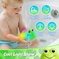 thumbnail image 3 of Dammyty Baby Bath Toys, Cute Toddler Pool Toy, Light up Frog Fountain Bath Toys for Toddler 1-3, 3 of 9