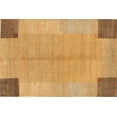 thumbnail image 1 of Ahgly Company Indoor Rectangle Contemporary Orange Abstract Area Rugs, 2' x 4', 1 of 6
