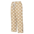thumbnail image 3 of Maean Women's Capri Pants Polka Dots Straight Leg Elastic Waist Drawstring Trousers Casual Capris Pant, 3 of 5