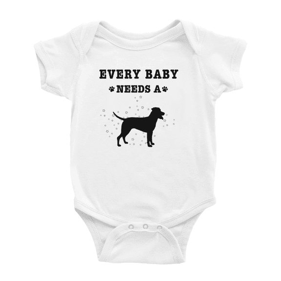 Every Baby Needs A Catahoula Leopard Dog Funny Baby Jumpsuits For Boy Girl 0-3 Months
