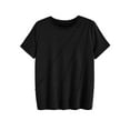 thumbnail image 6 of SUNBS Blouses for Women Casual Summer Tops Short Sleeve T-Shirt Crewneck Dressy Womens Clothes, 6 of 8