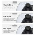 thumbnail image 5 of GeekShare Thumb Grip Caps for PS4 PS5 and Switch Pro Controller Thumbsticks Cover 6 PCS Black, 5 of 7