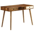 thumbnail image 1 of vidaXL Writing Desk 110x55x76 cm Solid Acacia Wood, 1 of 5