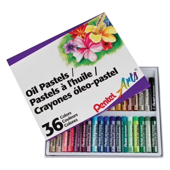 Pentel Arts Oil Pastels - 36 Color Set