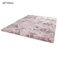 thumbnail image 2 of Rectangle Bandhnu Plush Floor Carpet Rug Mat Home Living Room Bedroom Decor Pink Purple 60*120cm, 2 of 13
