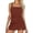 Brown, variant on Womens High Waisted Bikini Set V Neck Two Piece Swimsuit Tummy Control Bathing Suit Push Up Swimwear for Beach Vacation Pool Party