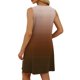 thumbnail image 5 of Vestido Corto para Mujeres Verano sin Mangas Cuello en V, Impresión de Moda con Bolsillos, Poliéster de Algodón Casual, 5 of 9
