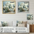 thumbnail image 4 of Designart "Winter Cactus Appeal" Cactus Floater Framed Canvas Prints, 4 of 5