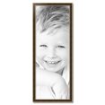 thumbnail image 2 of ArtToFrames 17" x 46" Black Panel With Gold Lip Picture Frame, 17x46 inch Multi Wood Poster Frame (WOM-5092),  Pack, 2 of 7