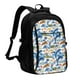 thumbnail image 1 of Easygdp Marine Animals Mochila para Laptop de Viaje con Puerto USB, Mochila para Laptop con Puerto de Carga USB para Mujeres y Hombres, 1 of 7