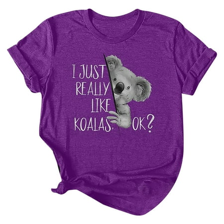

Going Out Blouses for Women Women Summer T Shirts Short Sleeve Rounded Neck Pocket Tee Tops Corset Tops for Women Purple M