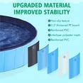 thumbnail image 5 of Yaheetech Portable PVC Swimming Pool with Non-slip Bottom for Dogs Cats, XXL, Blue, 5 of 7