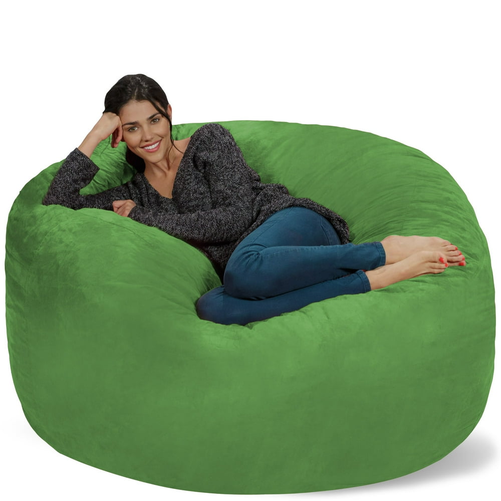 Chill Sack 5 ft Bean Bag Chair, Multiple Colors/Fabrics