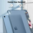 thumbnail image 6 of Fintie Case for iPad 10th Generation 10.9 Inch 2022 with Translucent Frosted Back, Slim Shell Hard Stand Cover with Pencil Holder, Auto Sleep/Wake, blooming hibiscus, 6 of 10