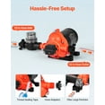 thumbnail image 4 of VEVOR RV Water Pump, 12V DC 4 GPM (15.1 L/min), 3-Chamber Self-Priming Diaphragm Water Pump with Automatic Pressure Switch, 40 PSI Max Pressure, On Demand for RV, Caravan, Marine, Yacht, Car Washing, 4 of 9