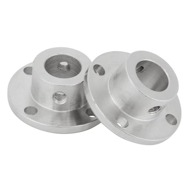 Motor Shaft Coupler, 2pcs M4 Motor Coupling Connector Rigid Flange Coupling Motor Shaft Coupler Connector ID 12mm OD 18mm Rigid Motor Connector