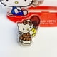 thumbnail image 1 of Clip de nota de Sanrio, clip acrílico de polipropileno, estilo ins, lindo estampado de leopardo, clip de doble cara de Hello Kitty, clip organizador de papel de prueba, 1 of 5