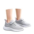 thumbnail image 2 of Boys Girls Breathable Mesh Sneakers for Daily Casual Campus Outdoor Play Lightweight Soft Sole Kids Walking Shoes—Comfortable Everyday Footwear for 5-13 Years, 2 of 8