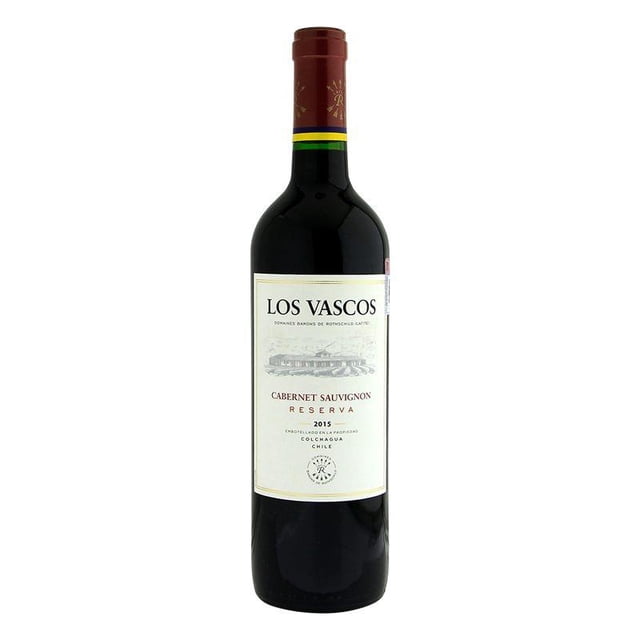 Caja de 12 Vino Tinto Los Vascos Cabernet Sauvignon 750 ml Cabernet Sauvignon