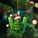 thumbnail image 2 of Adorno de Letra de Árbol de Navidad de Acrílico 2D | Impresión a doble cara | Colgante inicial de 26 alfabetos | Decoración navideña | Regalo para la familia | Decoración colgante versátil | 1 pieza, 2 of 4