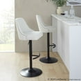 thumbnail image 4 of LumiSource Studded Marcel Adjustable Barstool - Set of  2, 4 of 11