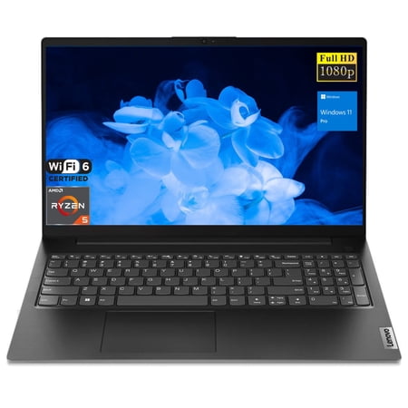 Lenovo V15 G4 15.6" FHD Laptop AMD Ryzen 5 7430U, 16GB RAM 512GB SSD, Wi-Fi 6 Windows 11 Pro Black