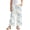 Blue Bow Polka Dots Patchwork, variant on COEQINE Girls Wide Leg Ruffle Pants High Waisted Palazzo Pants with Pockets Flowy Trousers Comfy Fall Outfits for 5-6 Years Little Girls, Floral Paw Navy Blue