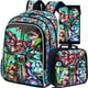 thumbnail image 1 of Set de Mochilas AGSDON 3 PIEZAS para Niños, Dinosaurio 16" con Lonchera, 1 of 7