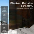 thumbnail image 3 of Lfeey Fall Pumpkin Blackout Curtains for Bedroom, Room Darkening Noise Reducing Curtains 63 Inch Length, 2 Panels, 3 of 7