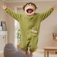 thumbnail image 4 of Big Mouth Onesie Adult, Funny Onesie, Frog Pajamas, 4 of 6