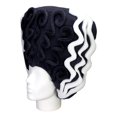 thumbnail image 4 of Foam Party Hats Bride of Frankenstein Wig - Horror Party Wig - Halloween Wig - Frankenstein Party Wig - Spooky Girl Wig - Photo booth props, 4 of 4
