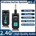 thumbnail image 2 of Sistema de guitarra inalámbrico Tiandirenhe 2.4GHz 8 canales negro, 2 of 6