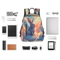 thumbnail image 6 of Balery Sunshine Winged Rabbit Lightweight Backpack for Men and Women - Durable and Water-Resistant, Ideal for School, Work, Travel, and Everyday Use, 6 of 9