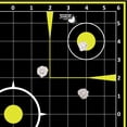 thumbnail image 5 of Ez Aim Splash Reactive Shooting Targets, Grid, 12" x 12", 12-Pack, Black, Paper Targets, 15211, 5 of 6