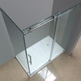 thumbnail image 6 of AstonGlobal SEN979-TR-SS-60-10-R Langham 60 x 35 x 77.5 in. Completely Frameless Sliding Shower Enclosure in Stainless Steel with Right Base, 6 of 6