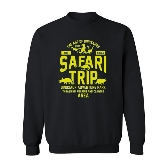 Safari Dinousaur Trip Sweatshirt Men -Image by Shutterstock, Male x-Large