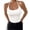 White, variant on Women's Halter Neck Tank Top, Solid Color Backless Knit Vest with Built-In Bra, Chic & Stylish Sleeveless Top for Summer, Going Out, and Layered Outfits-Black